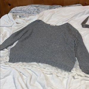 Gray sweater!